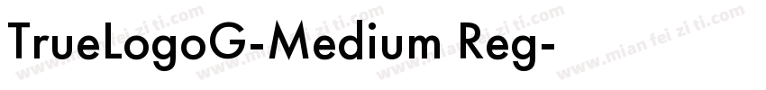 TrueLogoG-Medium Reg字体转换